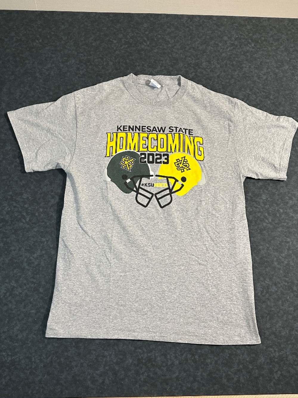 Kennesaw State University Homecoming 2023 Grey Graphic T Shirt Size M